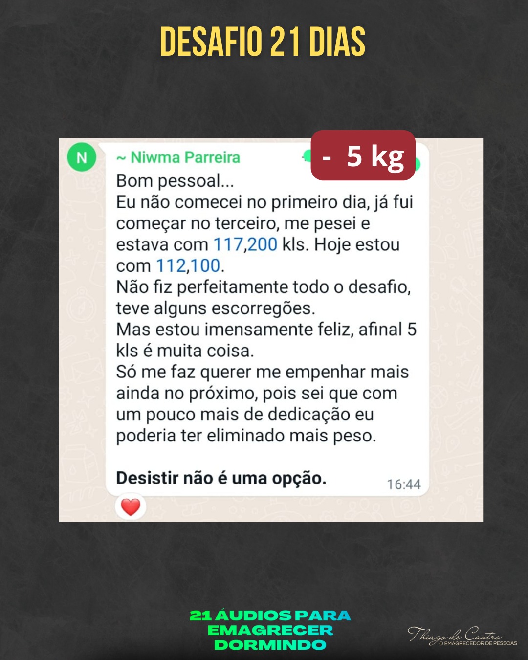 Depoimento de aluna 3